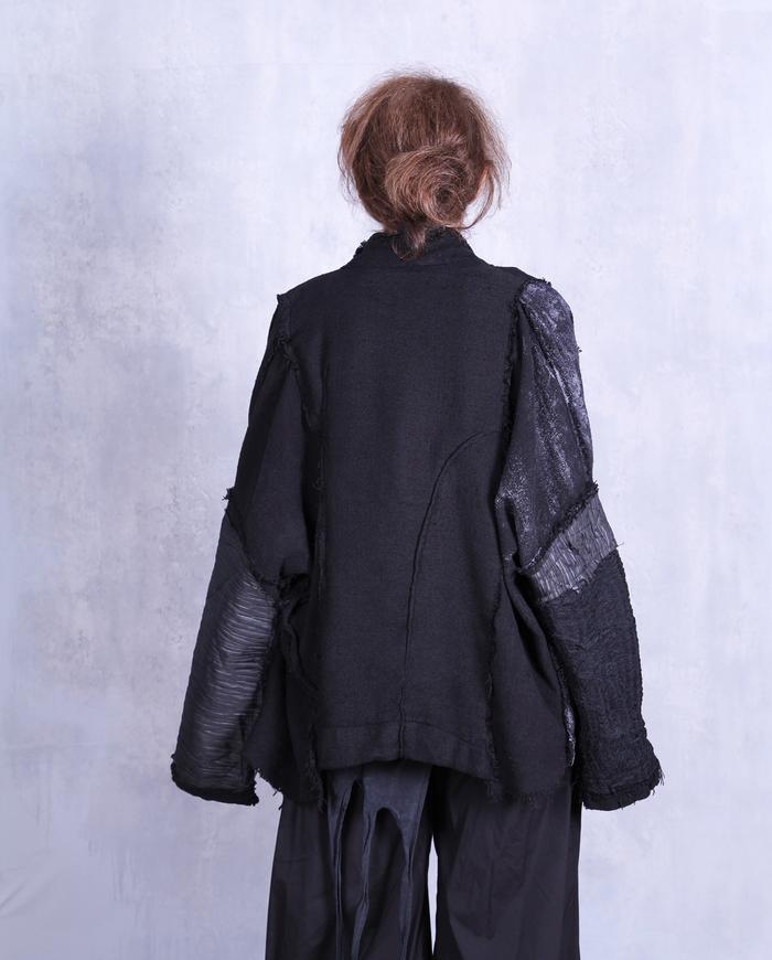 'so much to see and feel' detailed oversized jacket