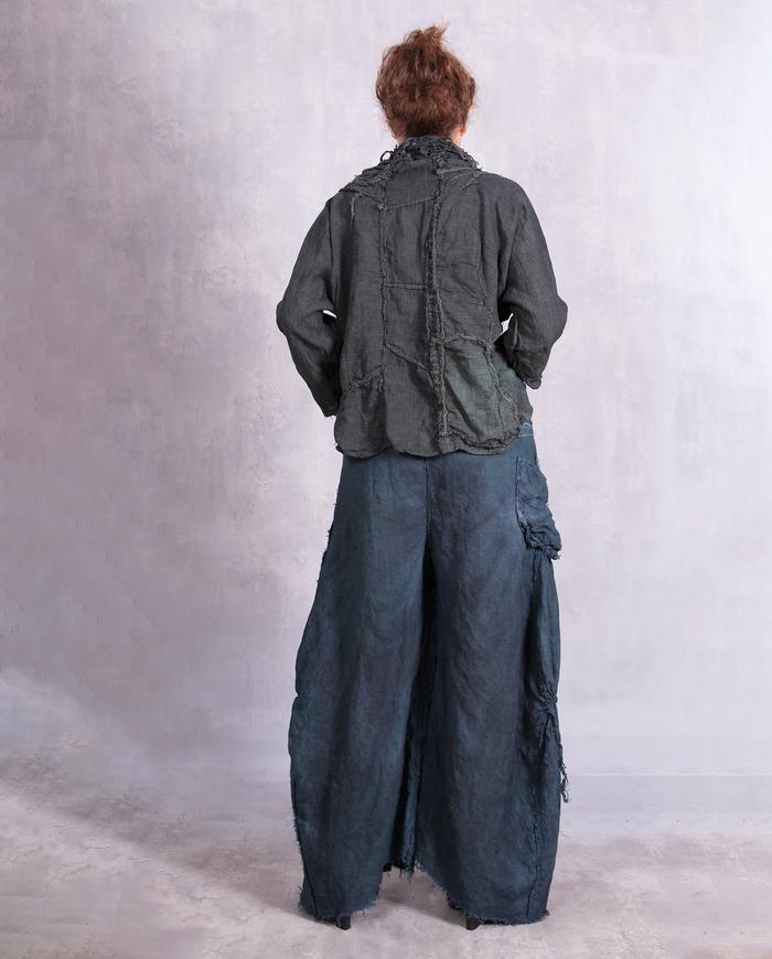 'forget-me-not' loose asymmetrical pants