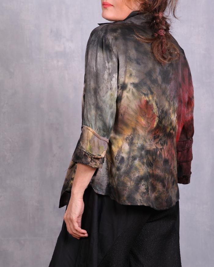 'ripples in the atmosphere' asymmetrical bold top