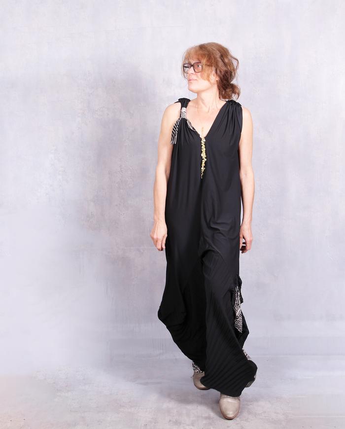 'bursts of elegant energy' stretchy one-size jumpsuit