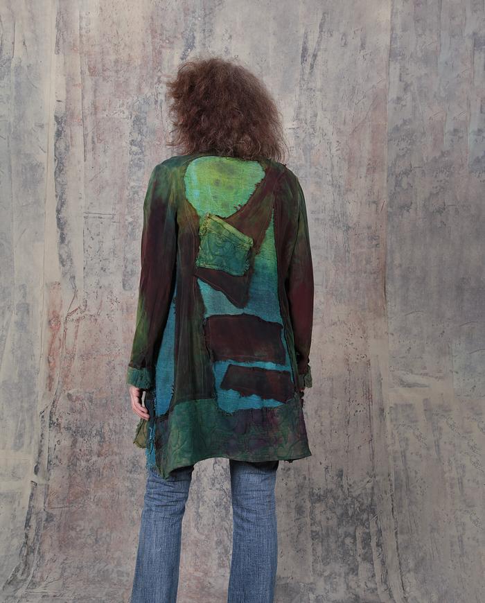 Art-to-Wear by Tatiana Palnitska - 'natural zen' colorful patchwork art ...